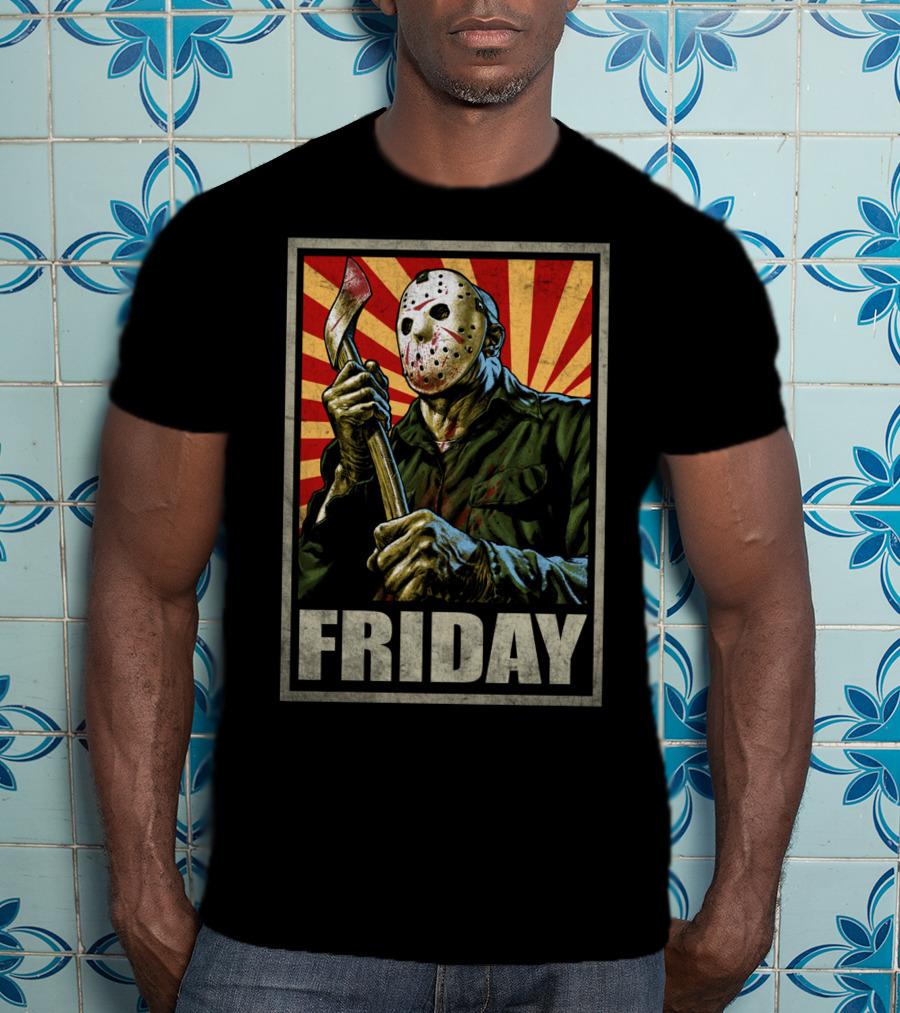 Jason Voorhees Friday Retro Horror T-Shirt