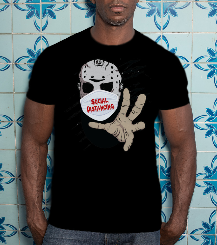 Jason Mask Social Distancing T-Shirt