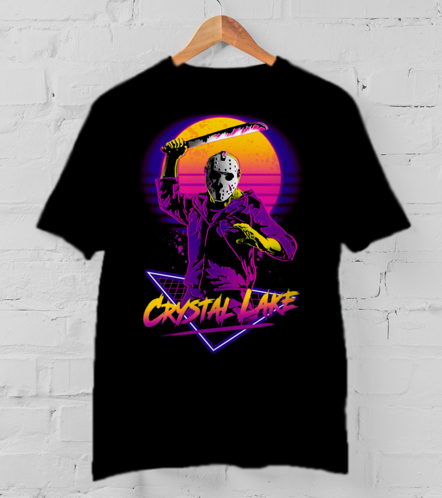 Jason Voorhees Neon Crystal Lake T-Shirt