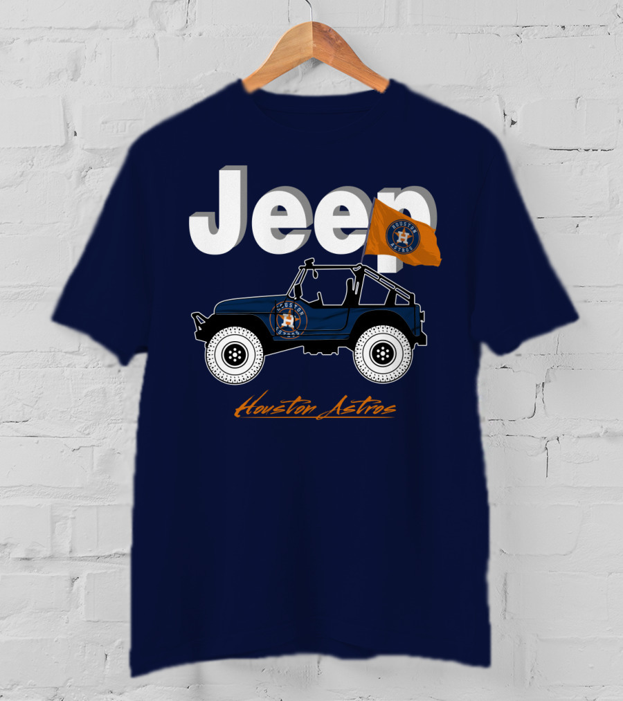 Jeep Houston Astros Flag T-Shirt