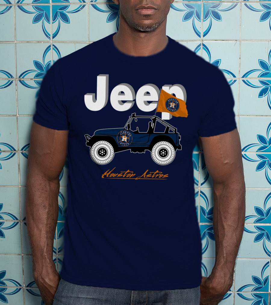 Jeep Houston Astros Flag T-Shirt