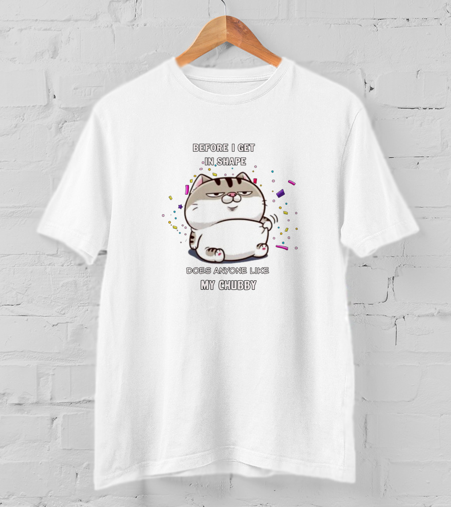 Before I Get In Shape Does Anyone Like My Chubby Amimychubby T-Shirt