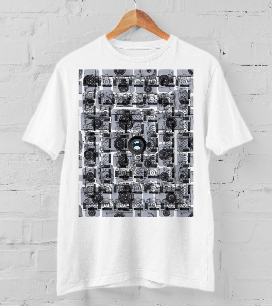 Camera Capture Memory Retro Collage T-Shirt
