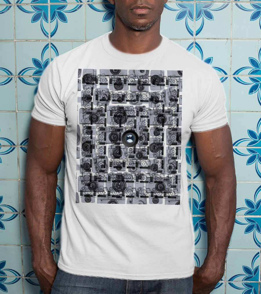 Camera Capture Memory Retro Collage T-Shirt