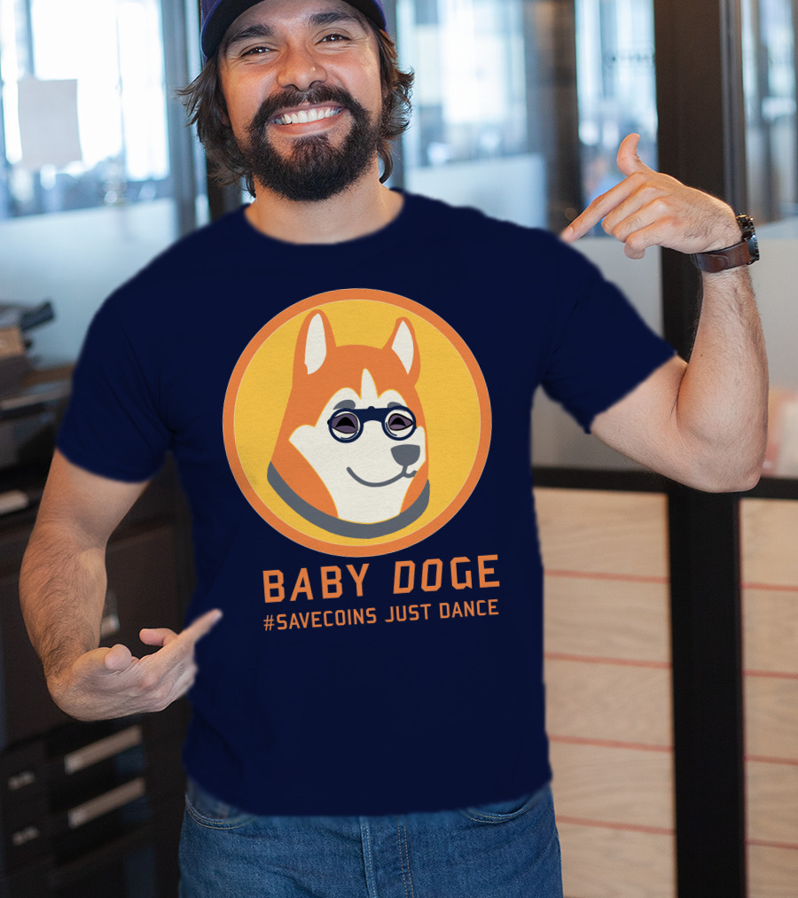 Baby Doge #Savecoins Just Dance T-Shirt