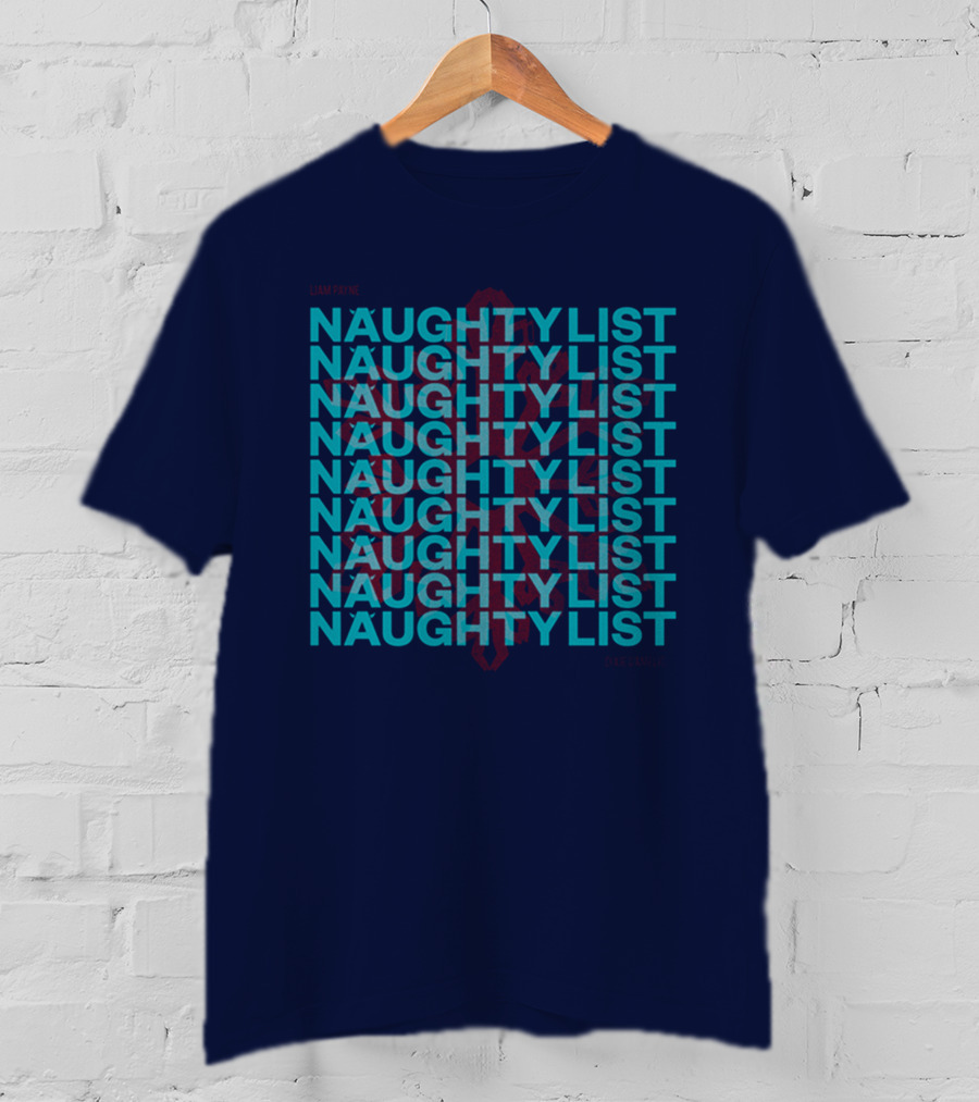 Liam Payne Naughty List Merch Shop Exclusive T-Shirt