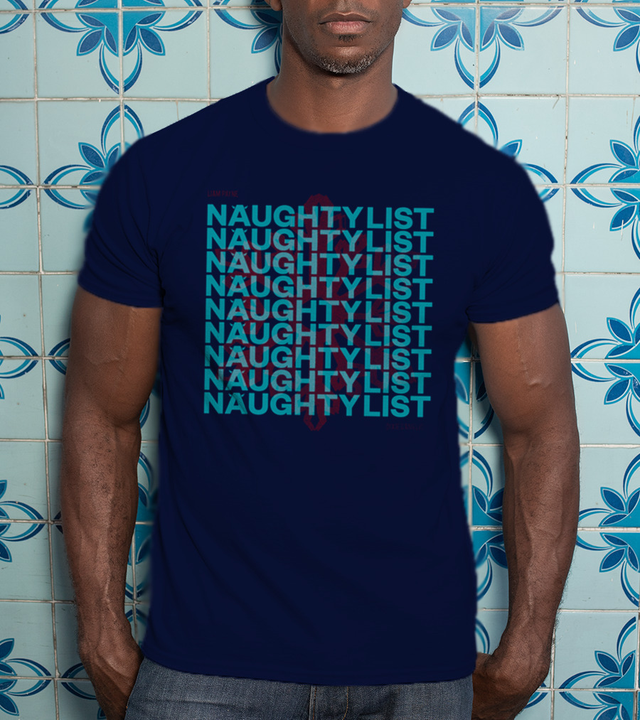 Liam Payne Naughty List Merch Shop Exclusive T-Shirt