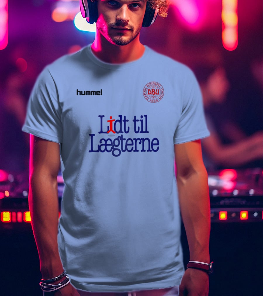Hummel DBU Lidt Til Lægterne Danish Football Union 1889 T-Shirt