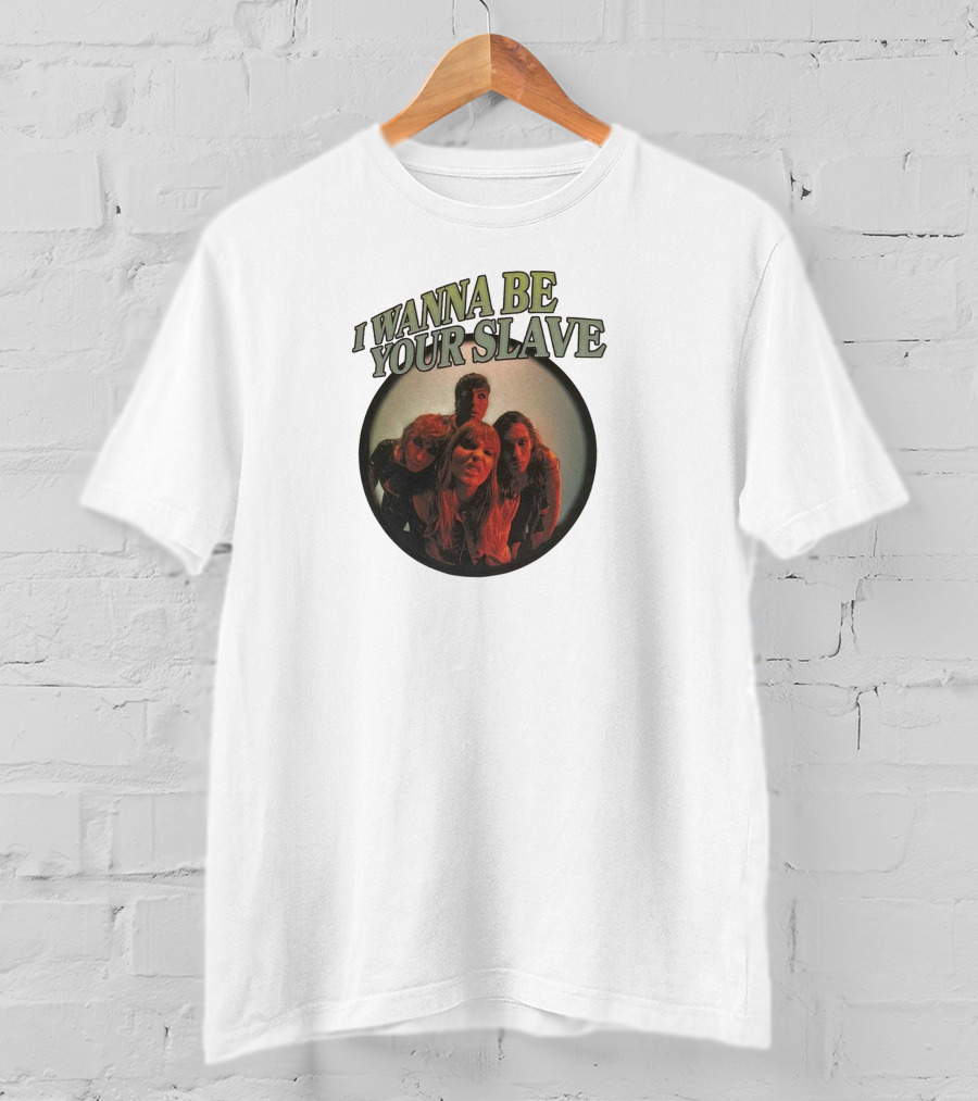 I WANNA BE YOUR SLAVE Maneskin Merch T-Shirt