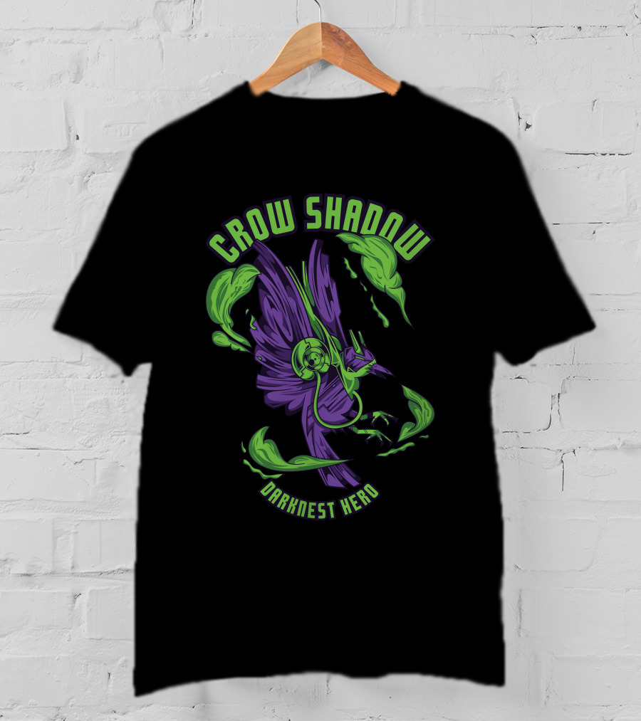 Crow Shadow Darkness Hero T-Shirt