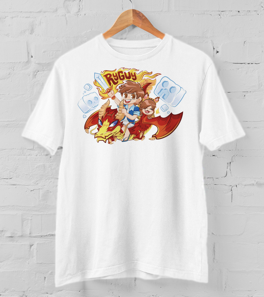 RyGuy Rocky Red Dragon Riding Adventure Fun T-Shirt