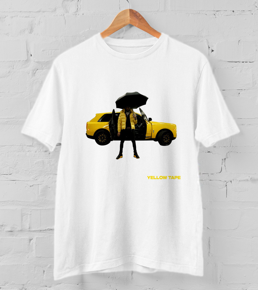 Key Glock Yellow Tape Car Umbrella T-Shirt