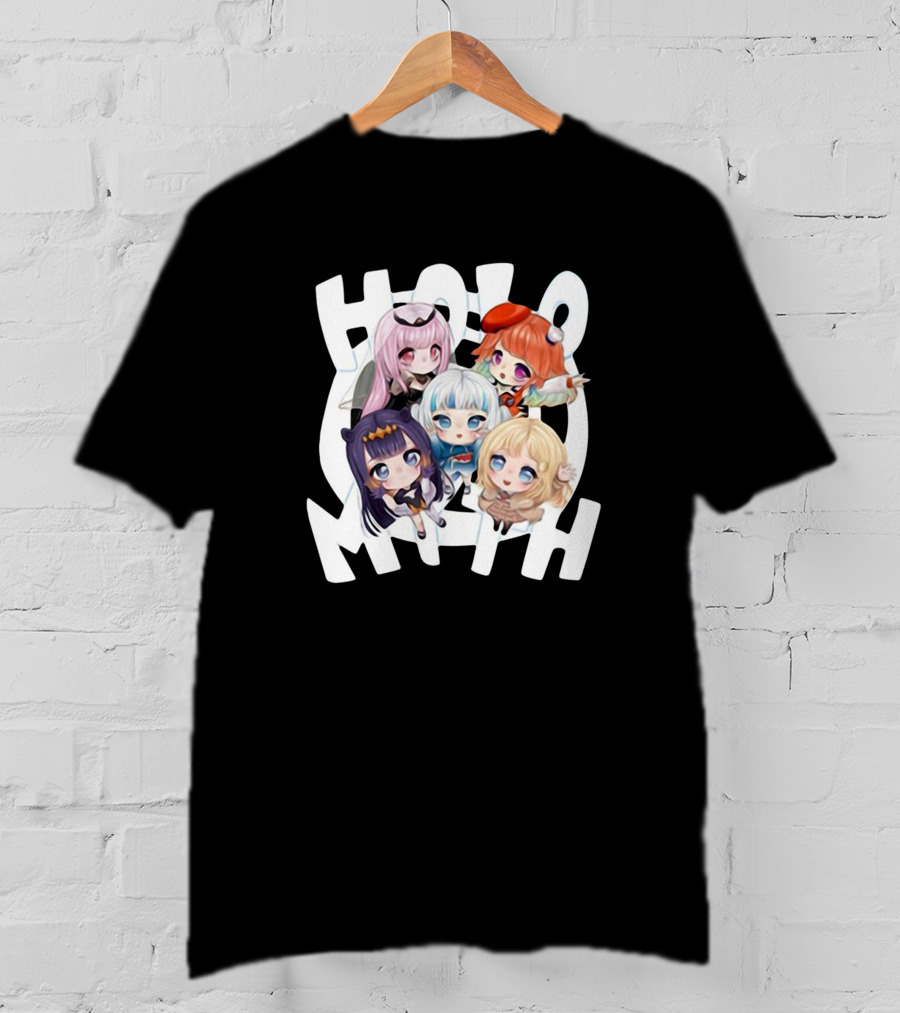 Hololive Myth Holo EN Merch T-Shirt