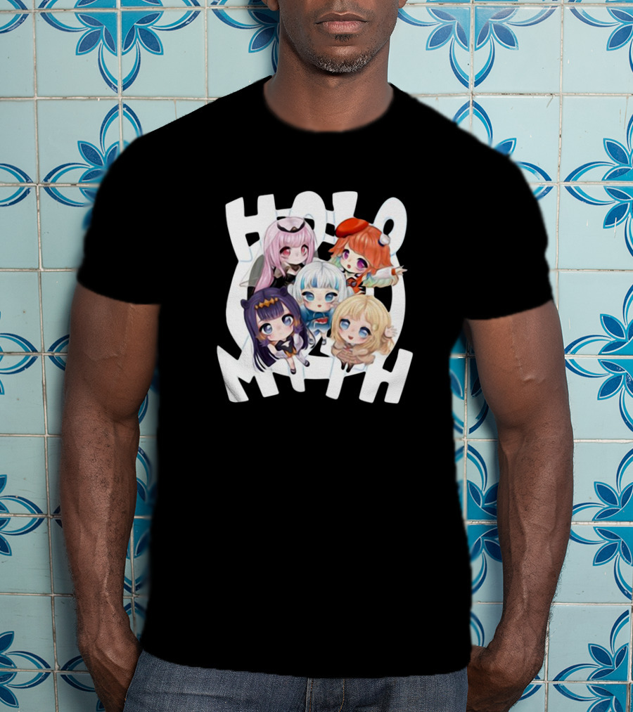Hololive Myth Holo EN Merch T-Shirt