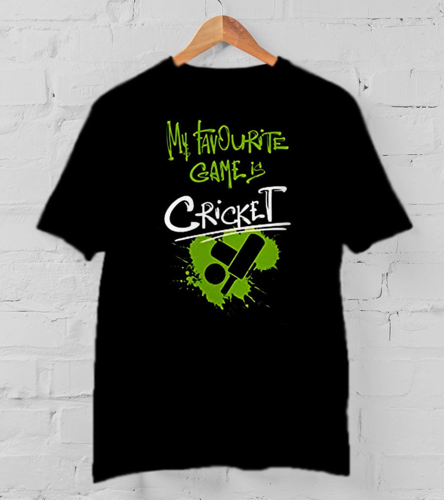 My Favourite Game Is Cricket T-Shirt