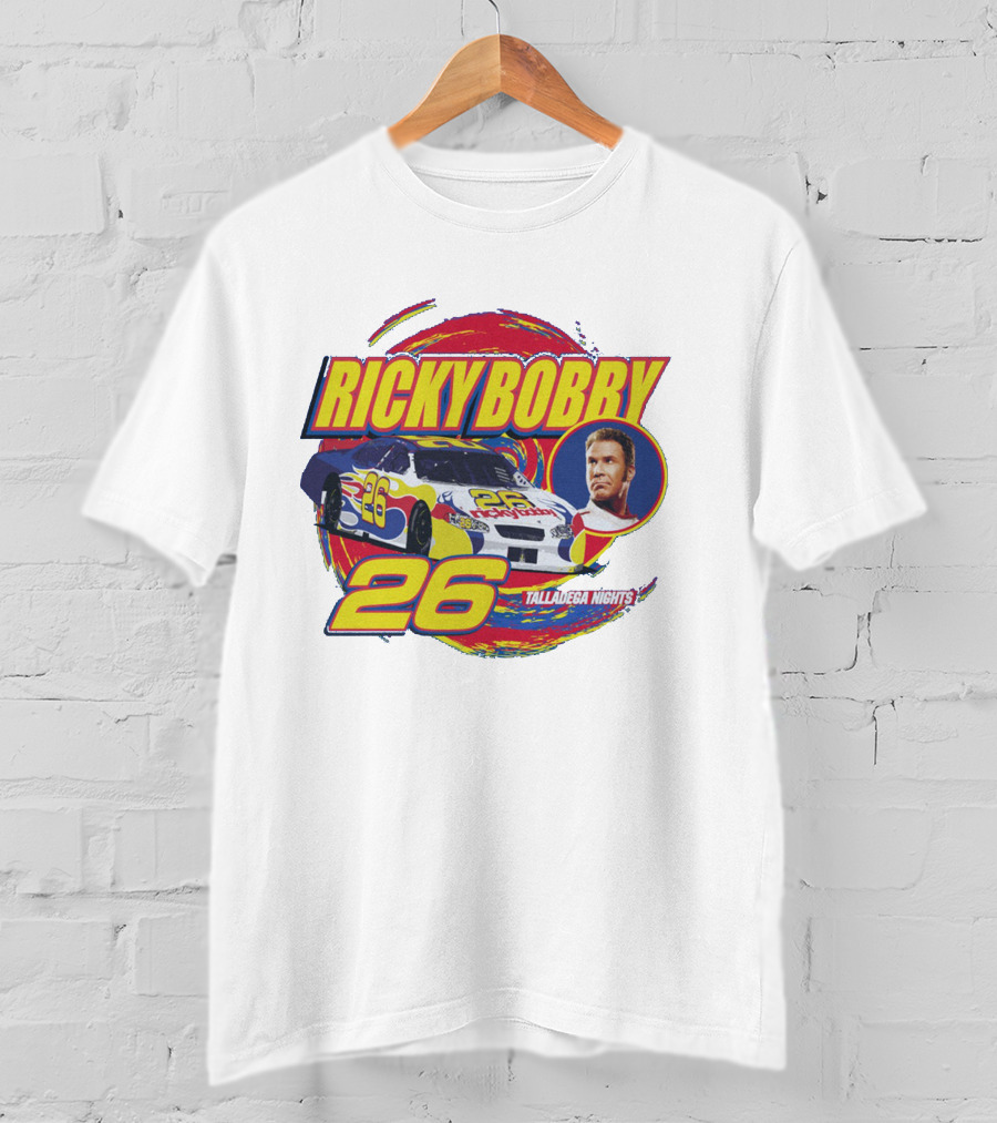 Ricky Bobby 26 Talladega Nights Racing Car T-Shirt