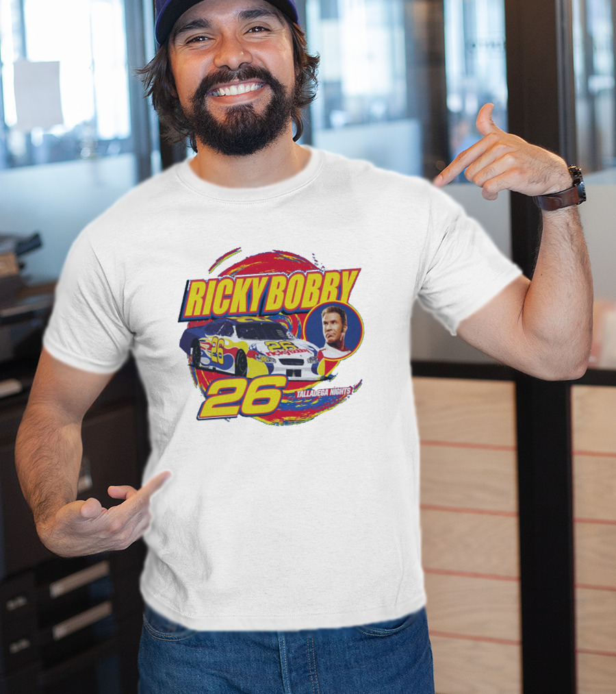 Ricky Bobby 26 Talladega Nights Racing Car T-Shirt