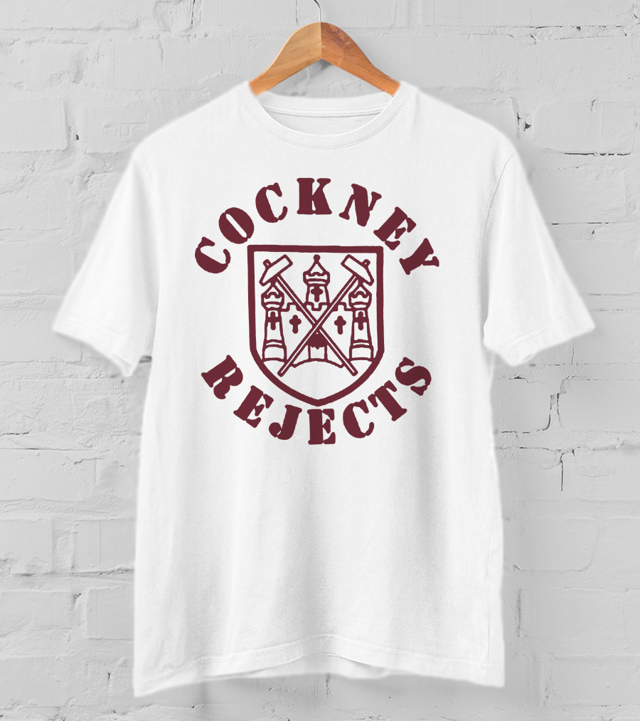 Cockney Rejects West Ham Hammers Crest T-Shirt