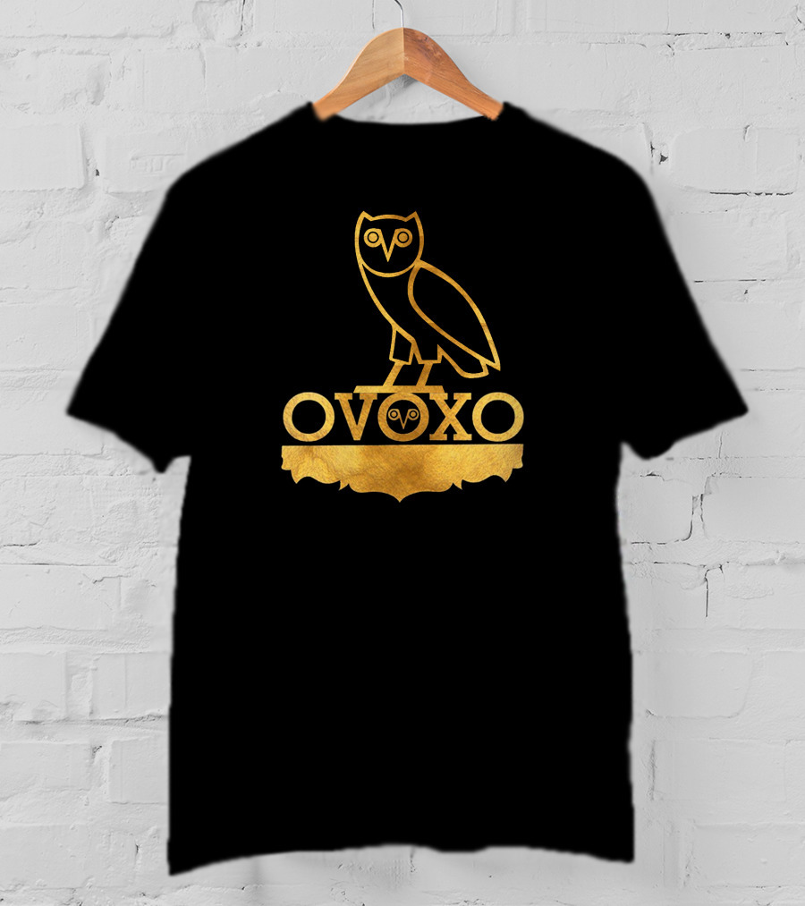 OVOXO Gold Owl T-Shirt