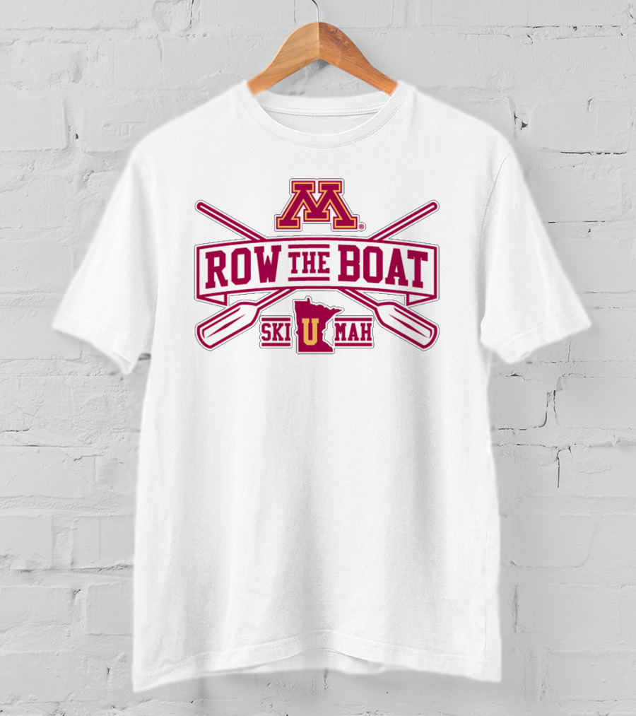 University Of Minnesota Row The Boat Ski-U-Mah T-Shirt