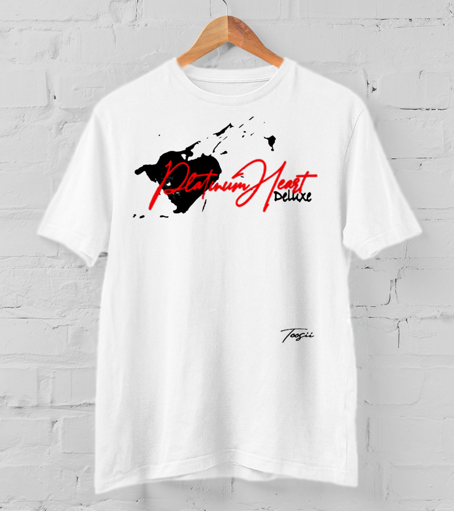 Toosii Platinum Heart Deluxe Merch T-Shirt