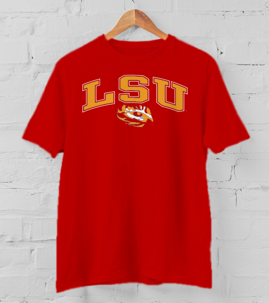 LSU Tigers Eye Emblem T-Shirt