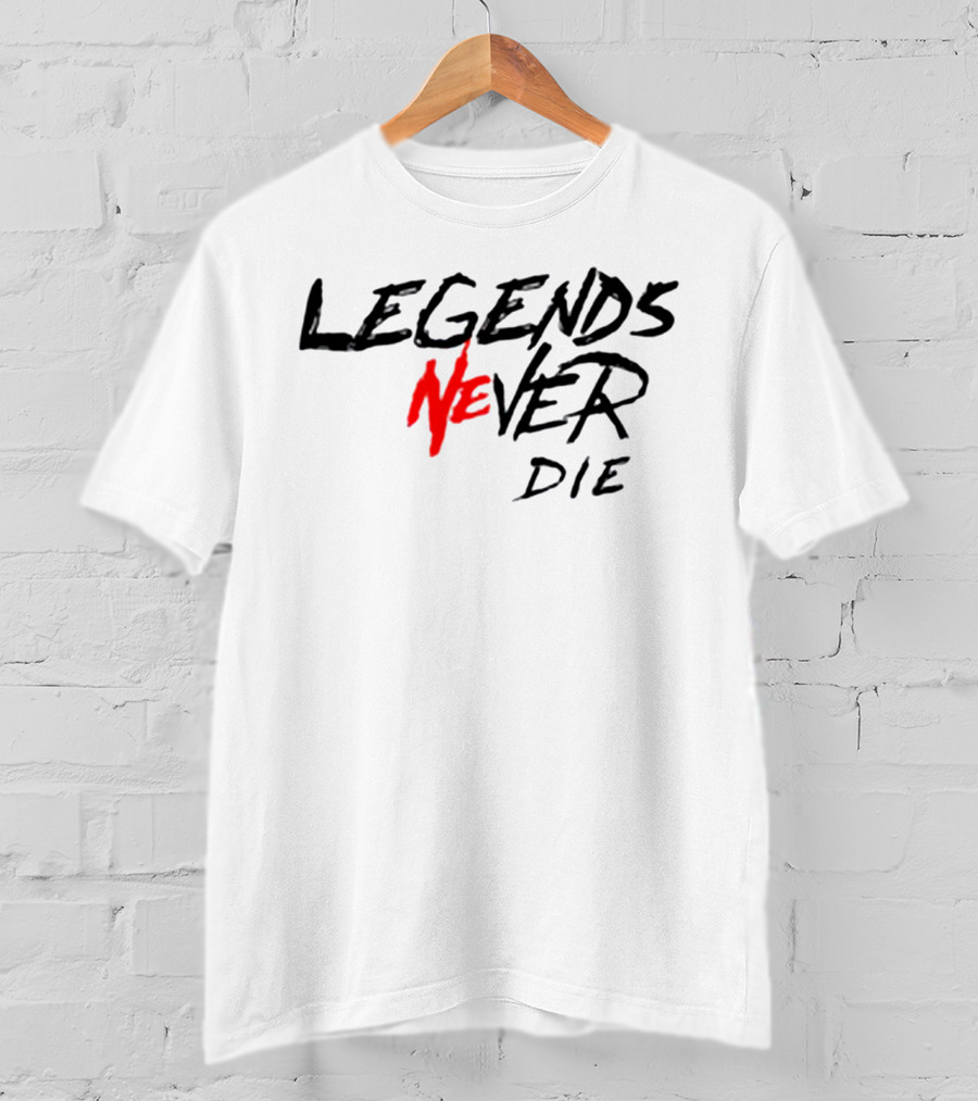 LEGENDS NEVER DIE White T-Shirt
