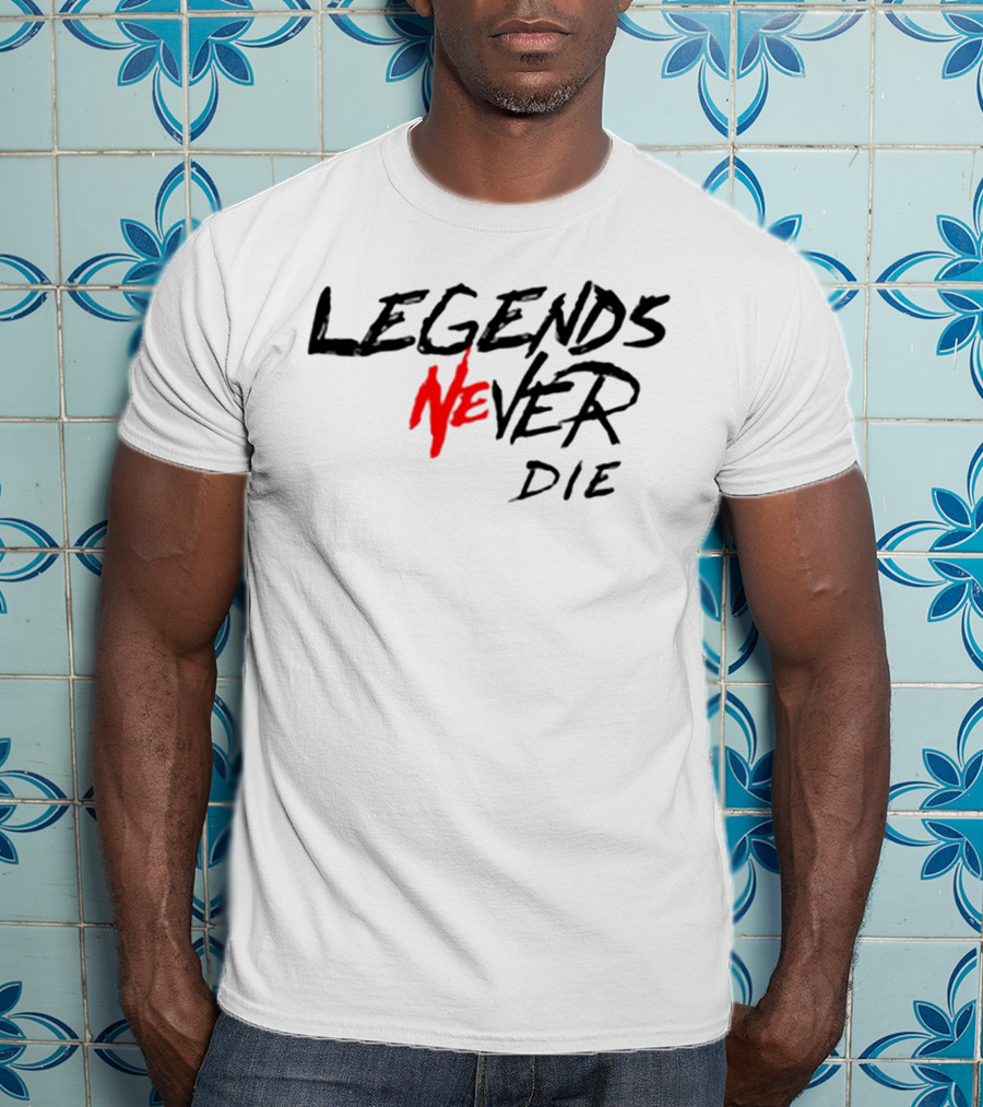 LEGENDS NEVER DIE White T-Shirt