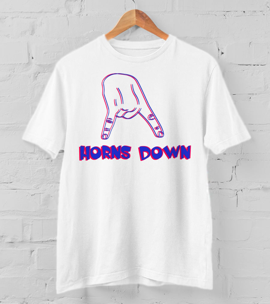 Horns Down Lala Berlin Hand T-Shirt