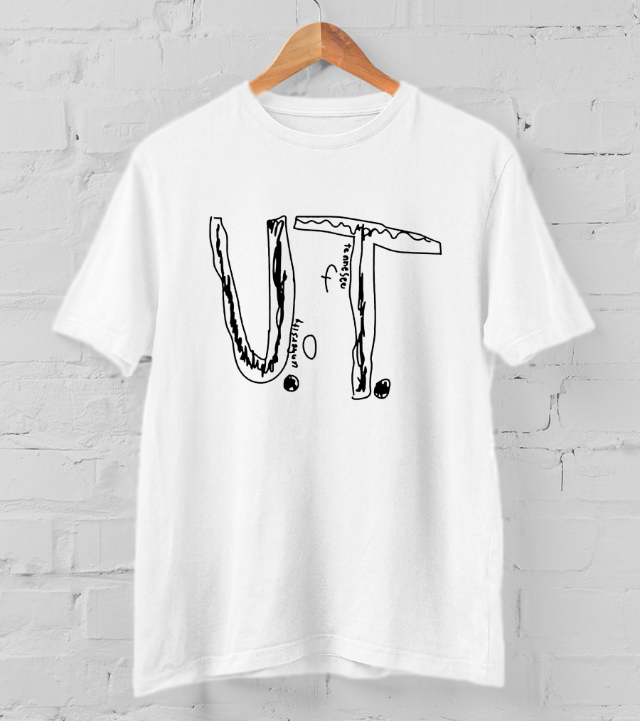 University Of Tennessee U.T. Made By Kid Drawing T-Shirt