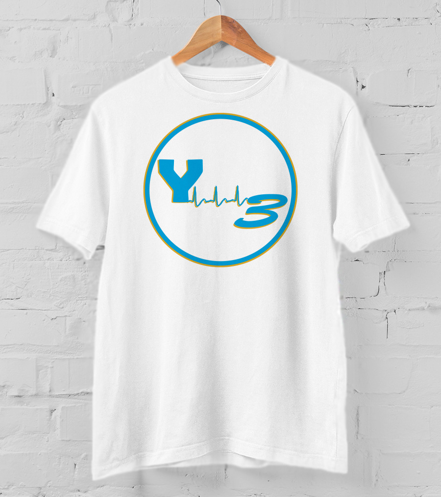 Y3 Heartbeat Circle T-Shirt