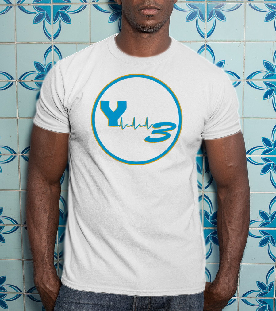 Y3 Heartbeat Circle T-Shirt