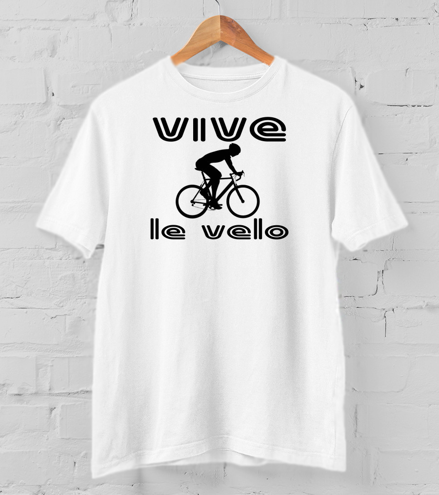 Vive Le Velo Cyclist T-Shirt