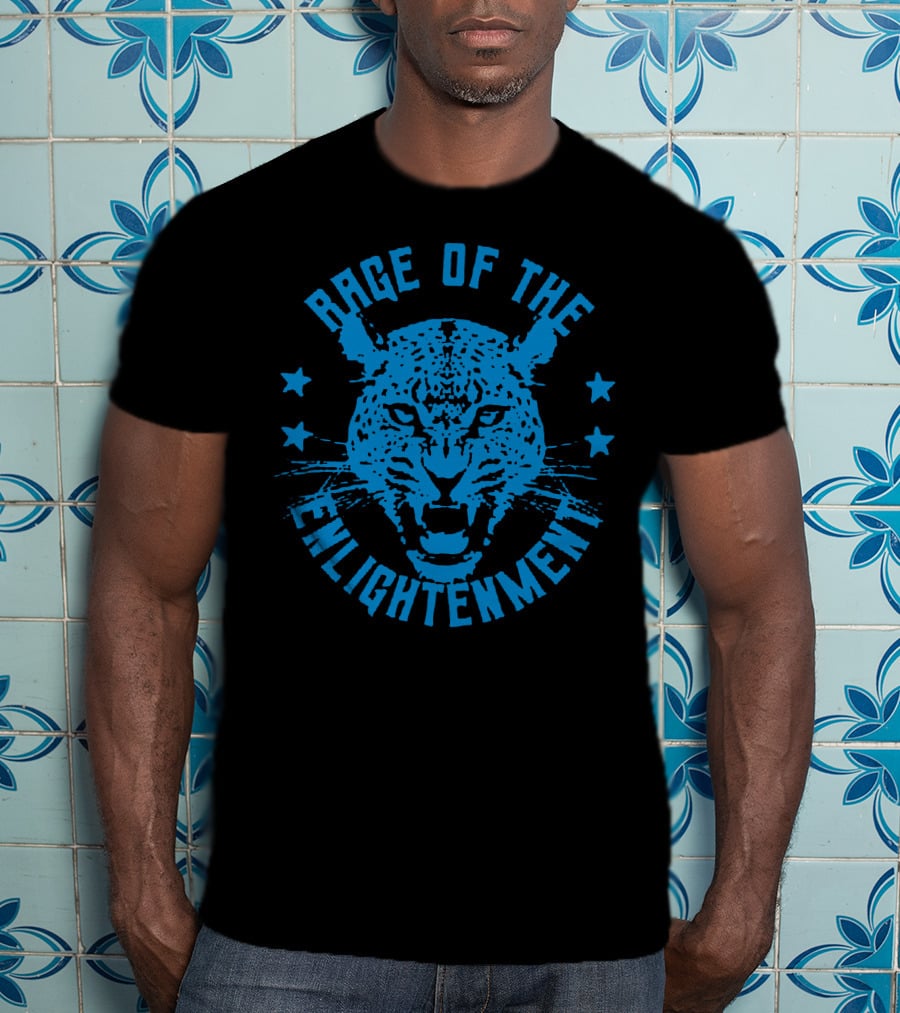 Rage Of The Enlightenment Leopard Head With Stars T-Shirt