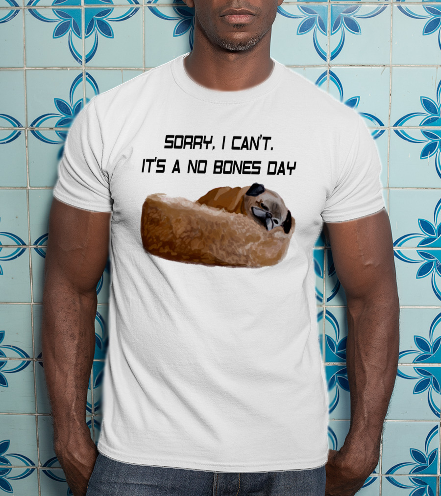 Sorry I Can't It's A No Bones Day T-Shirt