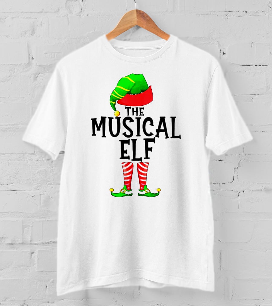 The Musical Elf Christmas Family Ing T-Shirt