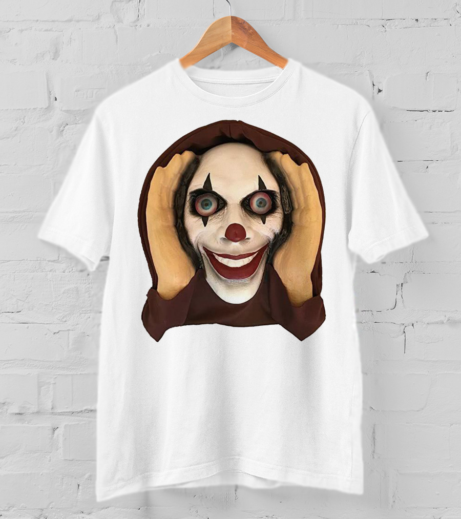 Spooky Clown IT Horror Mask T-Shirt