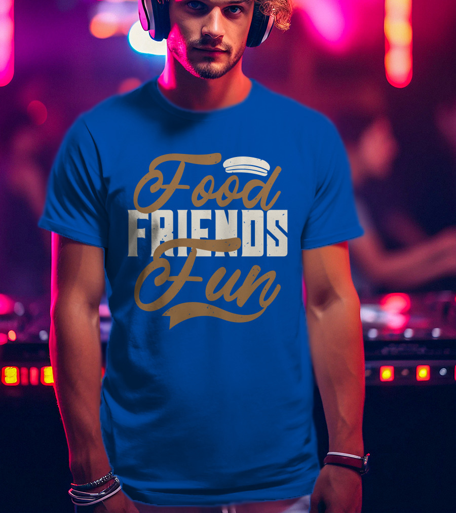 Food Friends Fun Sailor Hat T-Shirt