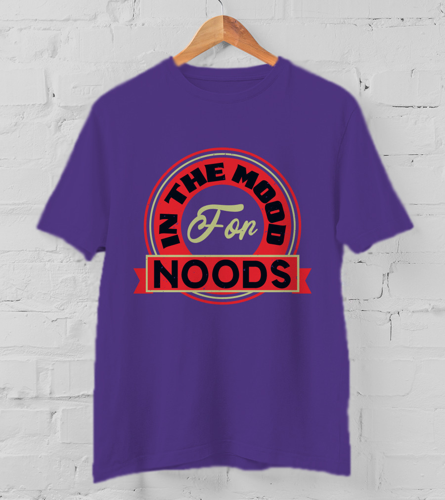 In The Mood For Noods Circle Emblem T-Shirt