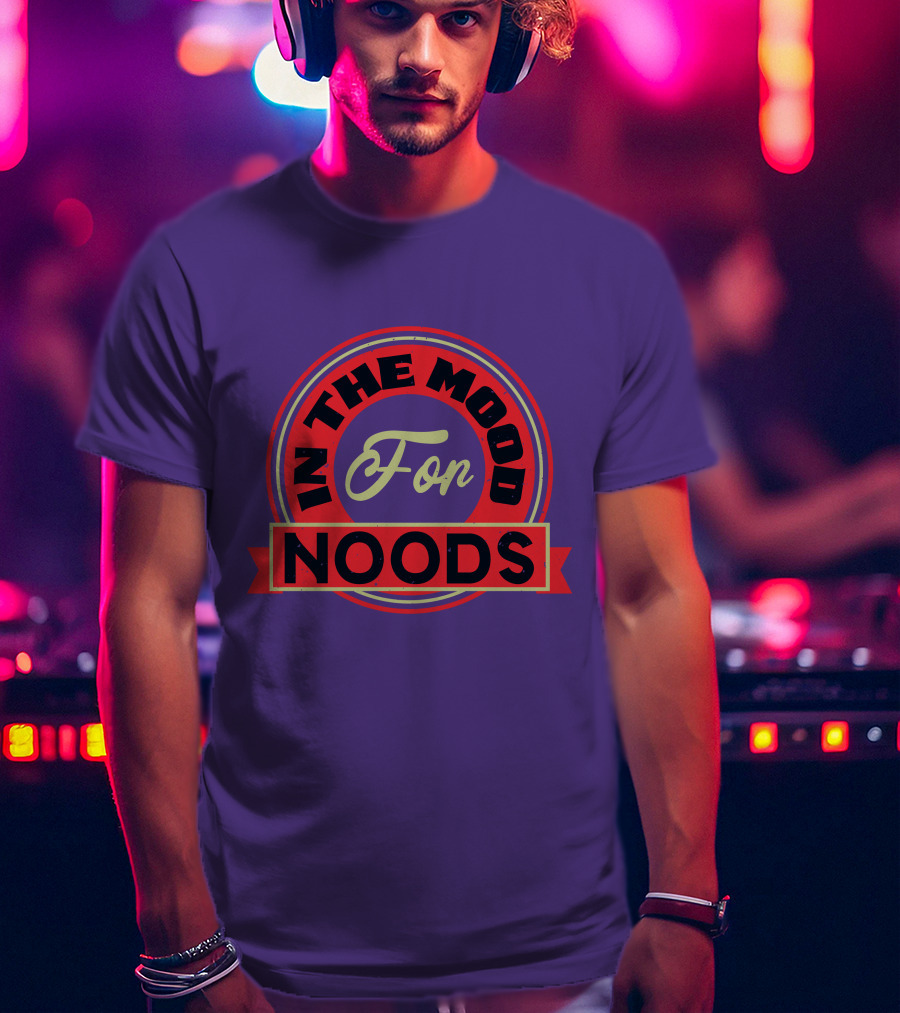 In The Mood For Noods Circle Emblem T-Shirt