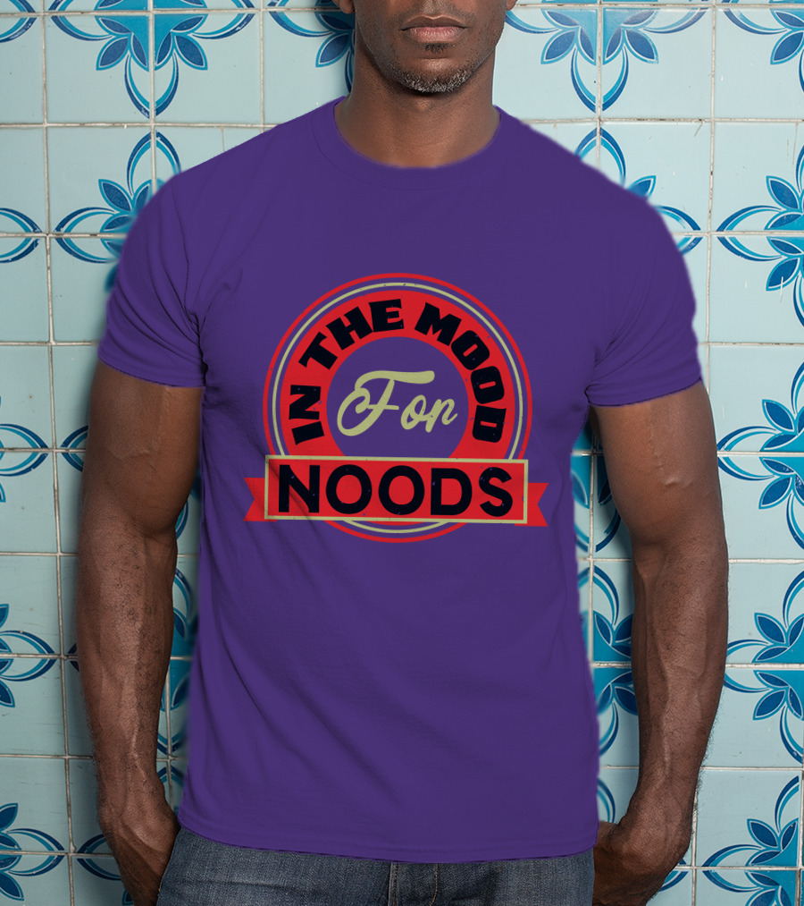 In The Mood For Noods Circle Emblem T-Shirt