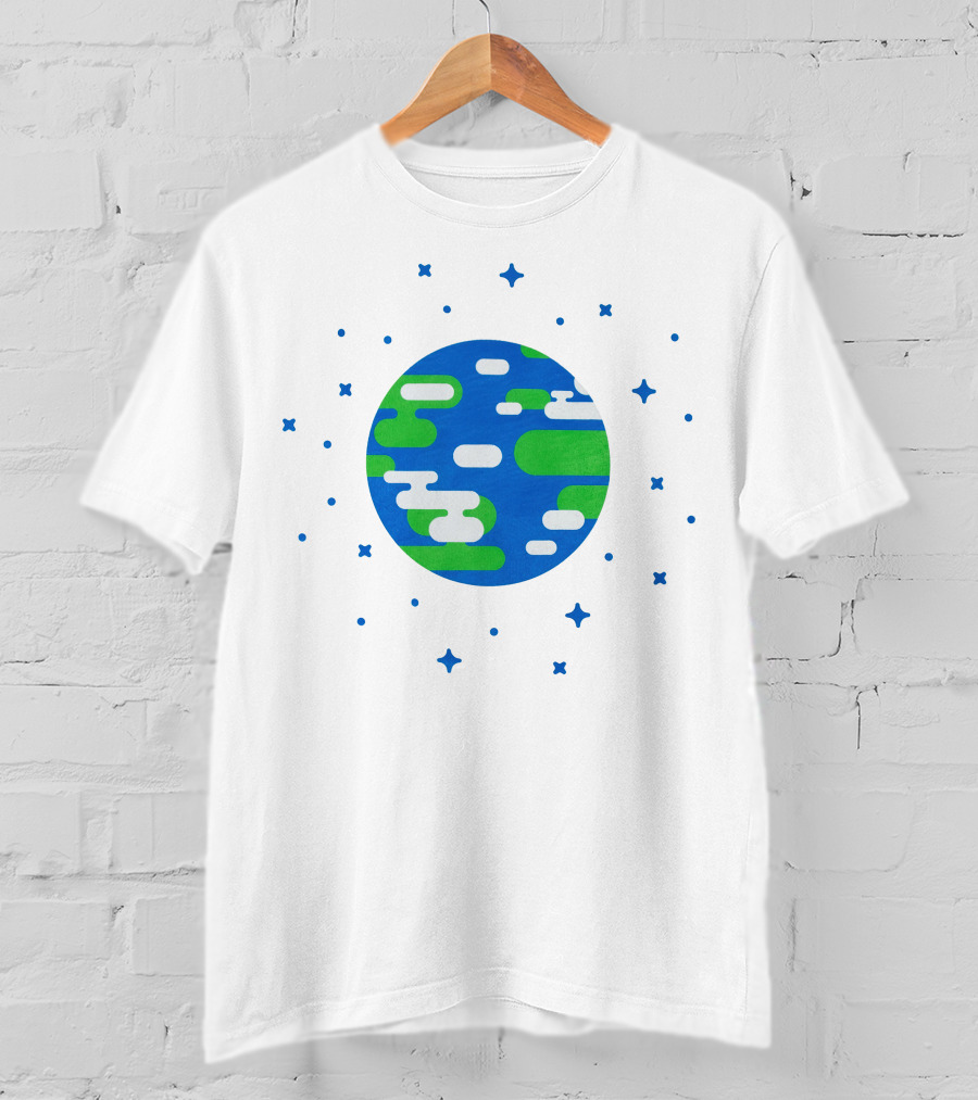 Kurzgesagt Earth Space T-Shirt