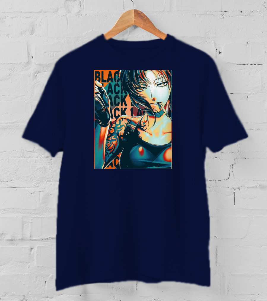 Black Lagoon Pop Anime Style Revy T-Shirt
