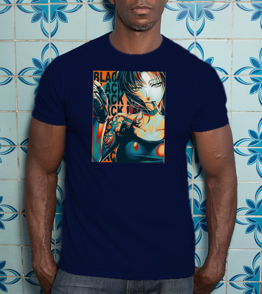 Black Lagoon Pop Anime Style Revy T-Shirt
