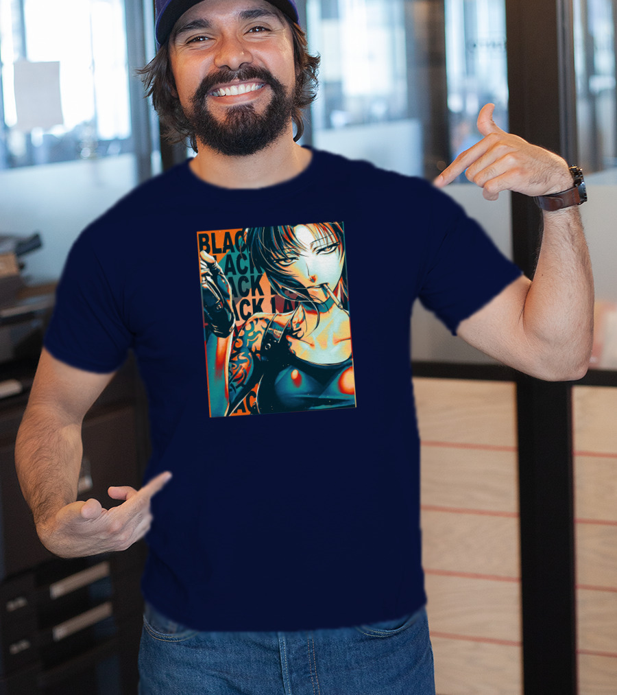Black Lagoon Pop Anime Style Revy T-Shirt
