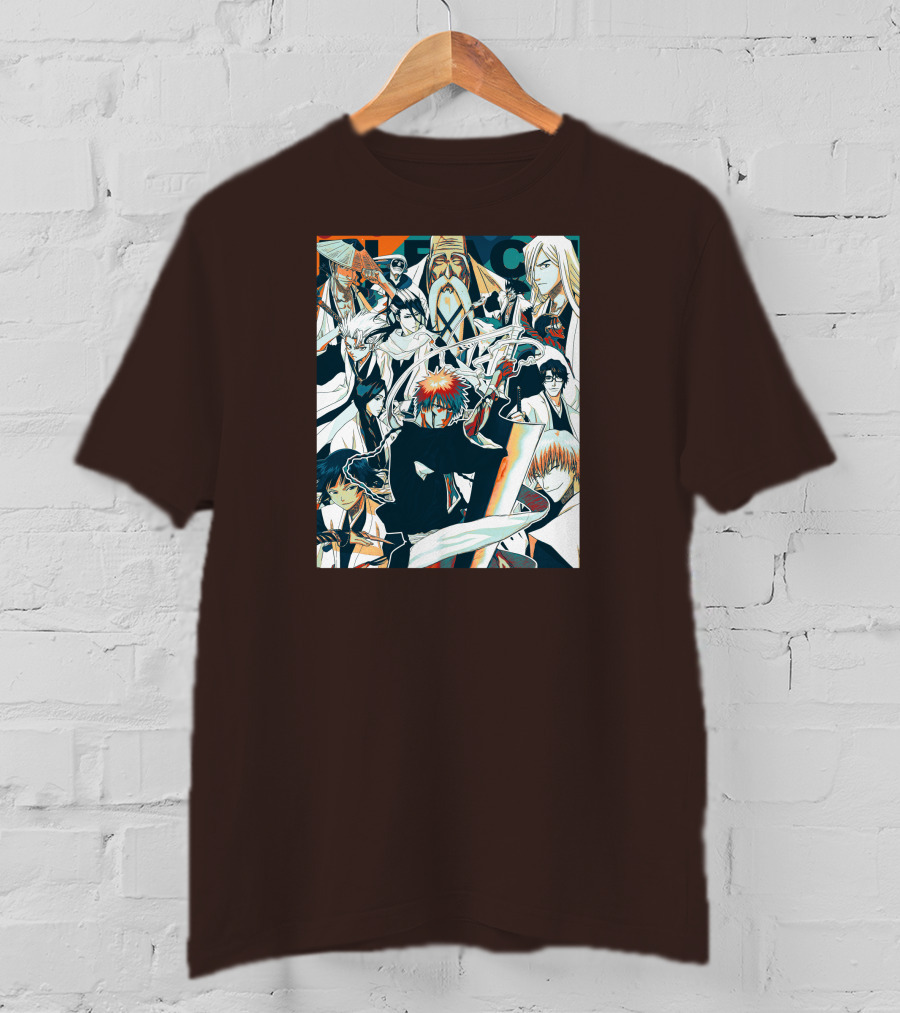 BLEACH Character Collage Manga Art POP T-Shirt
