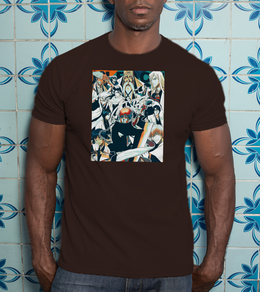 BLEACH Character Collage Manga Art POP T-Shirt