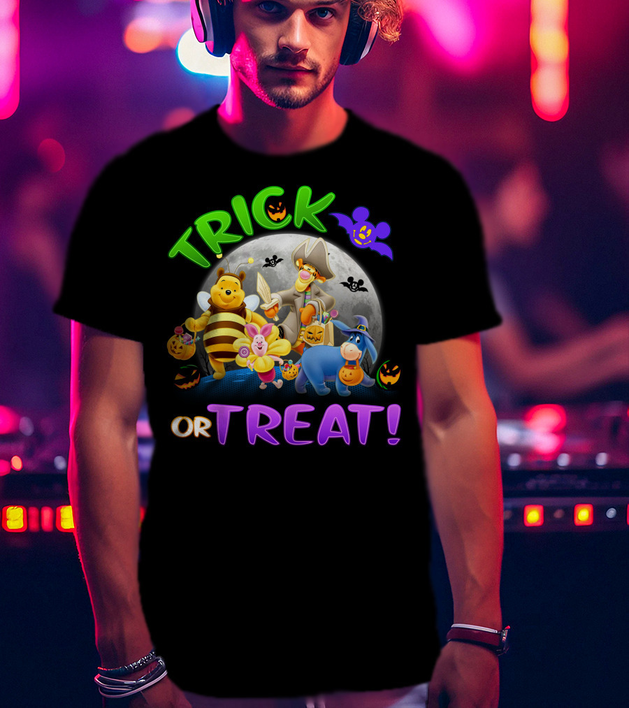 Trick Or Treat Winnie The Pooh Halloween Costumes T-Shirt