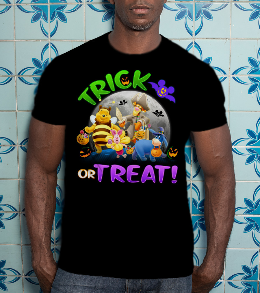 Trick Or Treat Winnie The Pooh Halloween Costumes T-Shirt