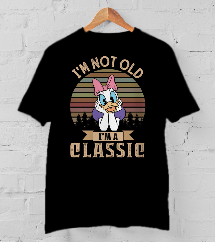 I'm Not Old I'm A Classic Daisy Duck Vintage Retro Style T-Shirt